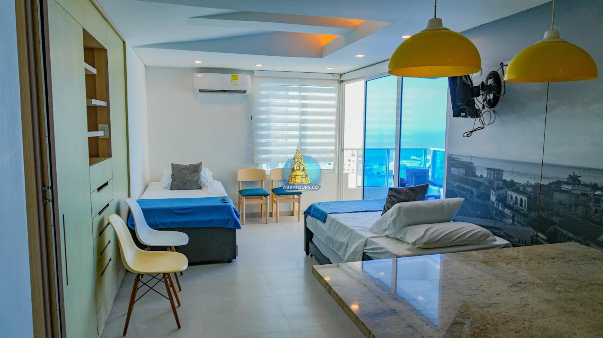 Apartment Apto Vista Laguito Y Mar Piso 21 Cartagena